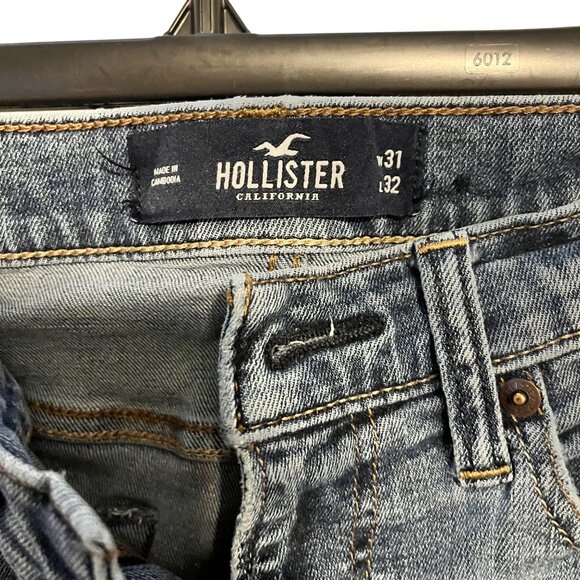 Hollister mens Skinny Jeans 31 x 32 Advanced Stretch Denim Blue - Picture 3 of 13